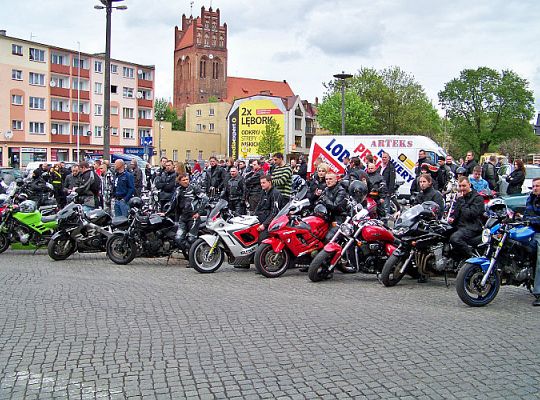 Parada motocykli odwiedziła Lębork 3129