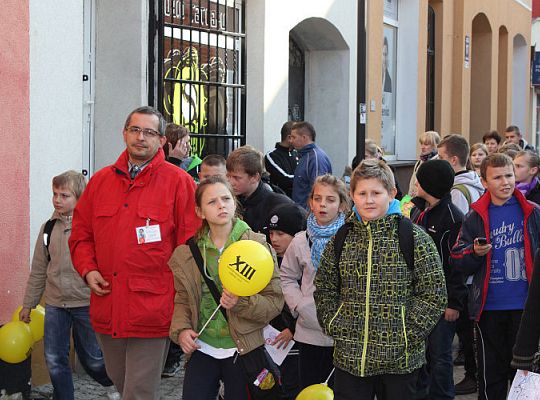 Piesza wyprawa po Lęborku. Pogoda dopisała, humory 3863