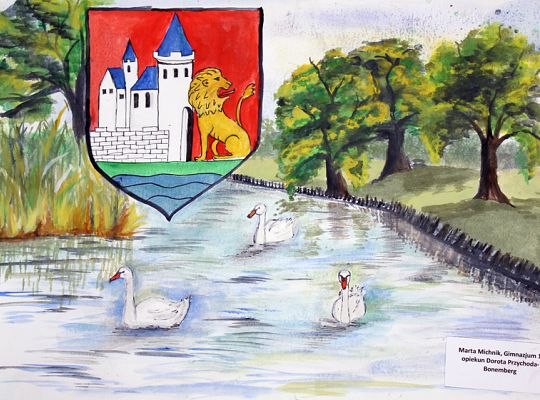 Herb miasta i Urząd Miejski w Lęborku w pracach 4580