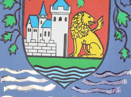 Herb miasta i Urząd Miejski w Lęborku w pracach 4622