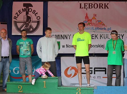 Biegacz z Lęborka wygrał nasz maraton 4656