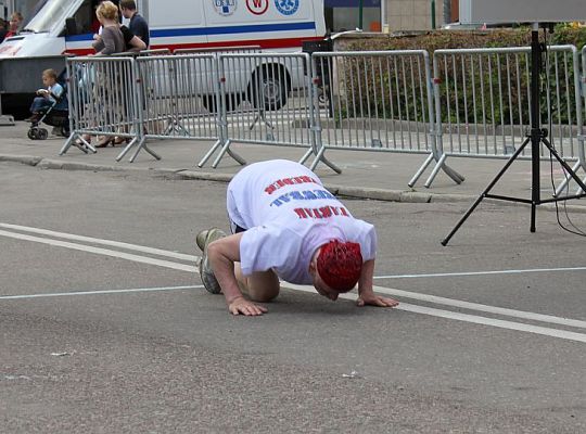 Biegacz z Lęborka wygrał nasz maraton 4648