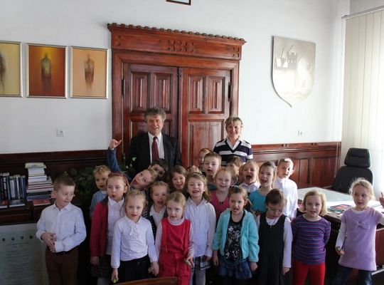 Spotkanie przedszkolaków z Burmistrzem 5565