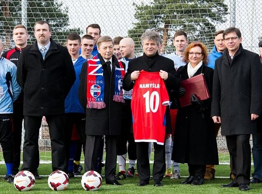 Otwarcie nowego boiska na Stadionie Miejskim 7758