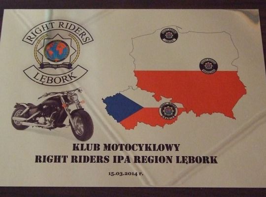 Lęborscy motocykliści na otwarciu Klubu w czeskich 7951