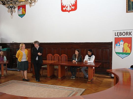 Wizyta młodzieży z Lauenburga w ratuszu 8201