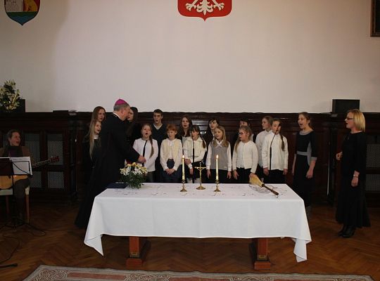 Biskup z wizytą w ratuszu 10564