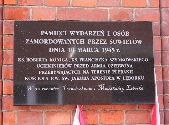 Tablica pamięci wydarzeń 10 marca 1945 odsłonięta 10817