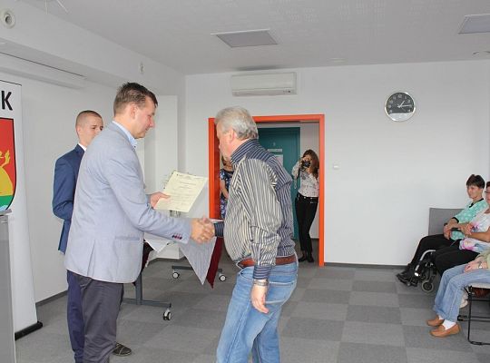 Uroczyste wręczenie certyfikatów w projekcie 13294