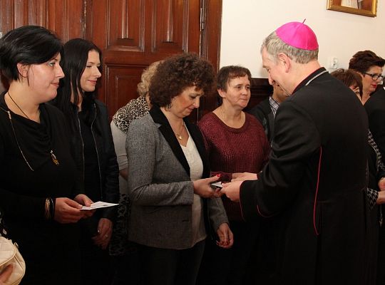 Ksiądz Biskup kolędował w ratuszu 13865