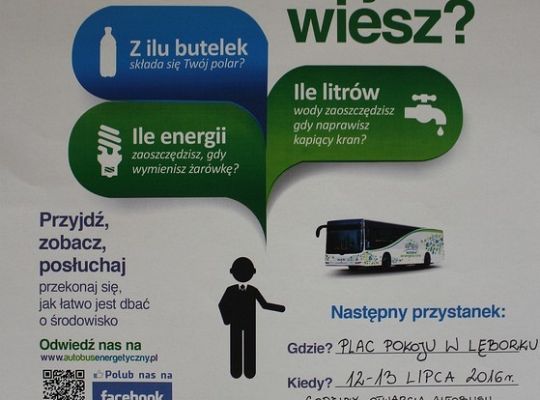 Autobus energetyczny przyjechał do Lęborka 15355