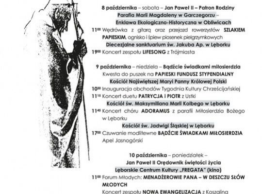 Program XIII Lęborskiego Tygodnia Kultury 16263