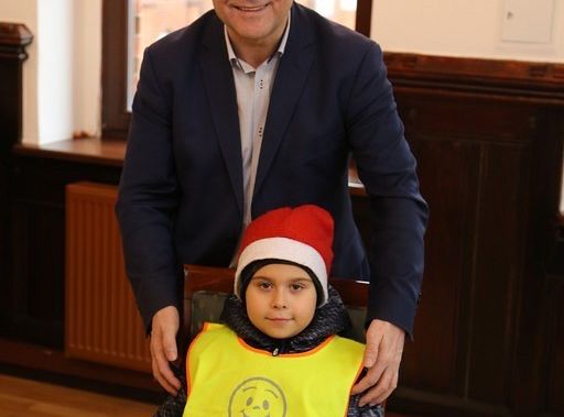 Przedszkolaki z życzeniami w Ratuszu 22398