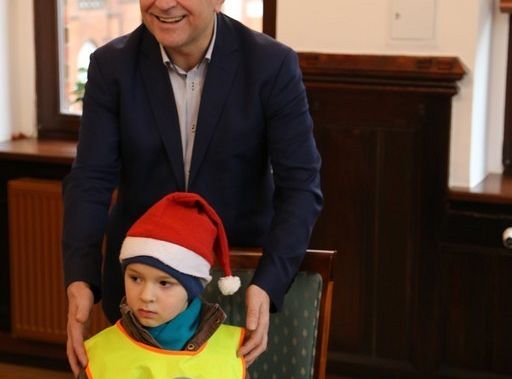 Przedszkolaki z życzeniami w Ratuszu 22407