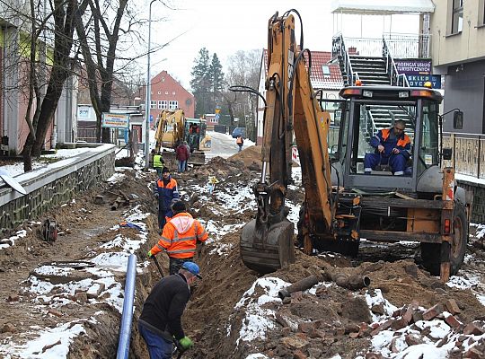 Wykopy na Waryńskiego w ramach projektu „Skarby 22766