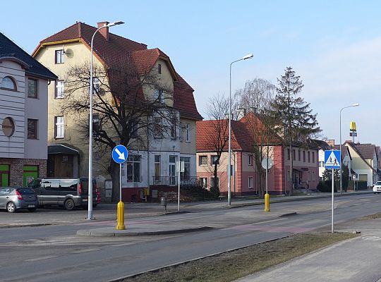 Doświetlone przejścia dla pieszych przy ulicy 23055