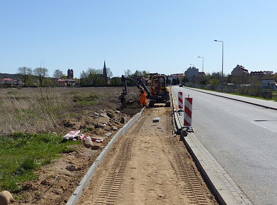 Budowa ścieżki rowerowej na ulicy Nadmorskiej 23862