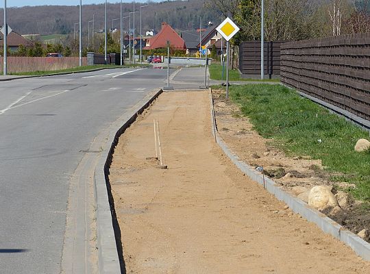Budowa ścieżki rowerowej na ulicy Nadmorskiej 23861