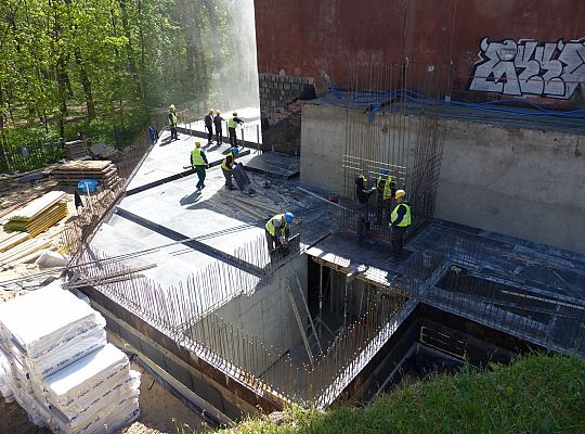 Przebudowa Wieży Ciśnień. Prace na poziomie 24013