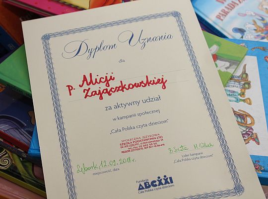 Akcja „Cała Polska czyta dzieciom” w SJSP 26600