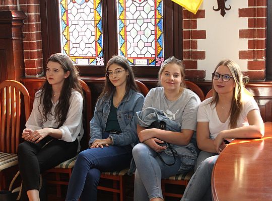 Młodzież ze Stralsundu z wizytą w ratuszu 26928