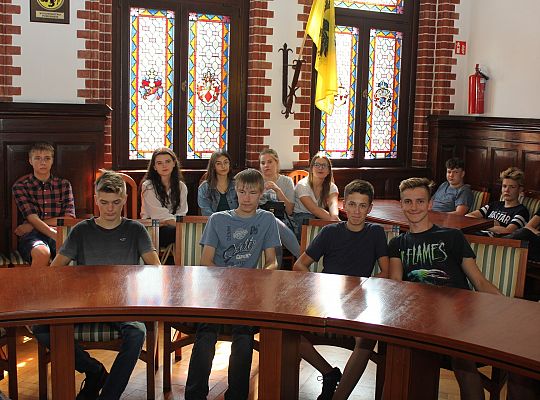 Młodzież ze Stralsundu z wizytą w ratuszu 26929