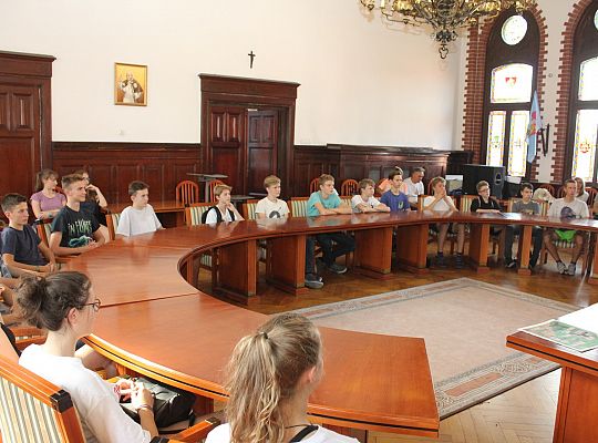 Młodzież ze Stralsundu z wizytą w ratuszu 26931