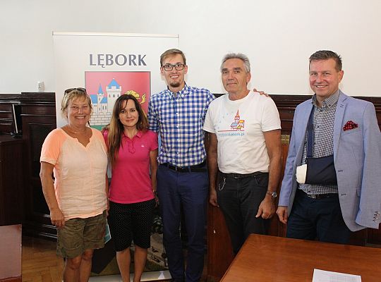 Młodzież ze Stralsundu z wizytą w ratuszu 26938