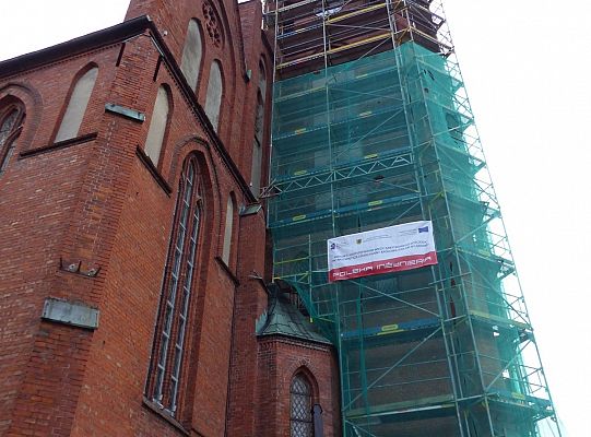 Ruszył remont wieży kościoła NMP Królowej Polski 27273