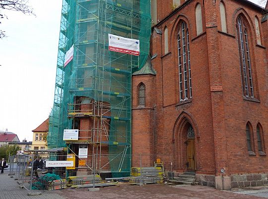 Ruszył remont wieży kościoła NMP Królowej Polski 27278