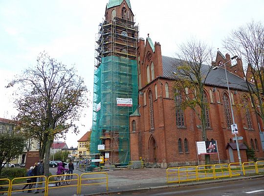 Ruszył remont wieży kościoła NMP Królowej Polski 27280