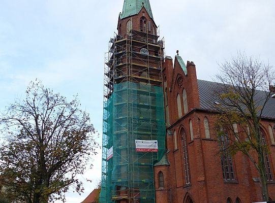 Ruszył remont wieży kościoła NMP Królowej Polski 27281