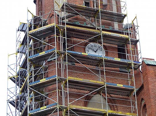 Ruszył remont wieży kościoła NMP Królowej Polski 27282