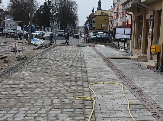 Franciszkańska i Armii Krajowej wybrukowana. Czas 28835