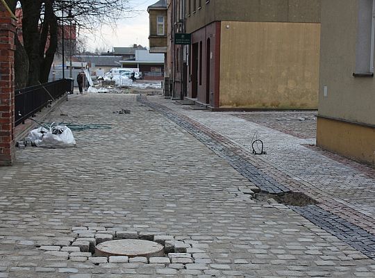 Franciszkańska i Armii Krajowej wybrukowana. Czas 28839