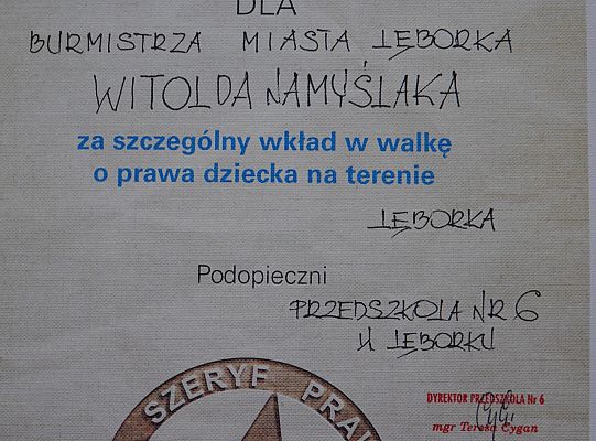 Przedszkole nr 6 odznaczyło „Szeryfów Praw 31275