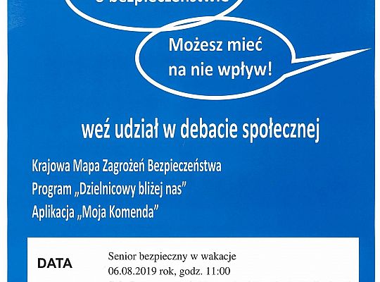 Policyjna debata dla seniorów 32257