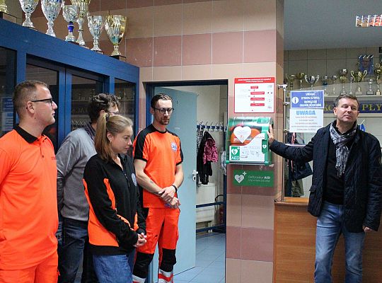 Defibrylator AED przekazany na Pływalnię „RAFA” 33091