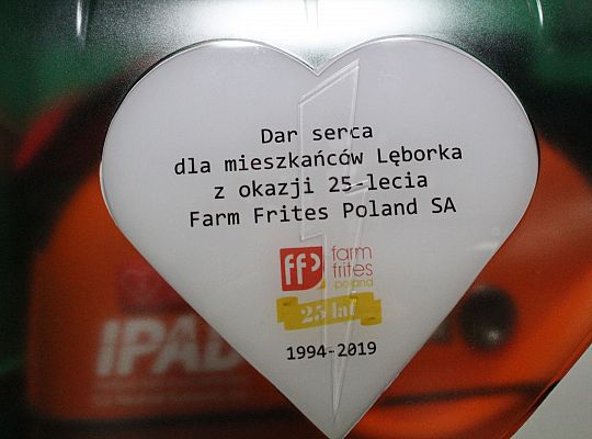 Defibrylator AED przekazany na Pływalnię „RAFA” 33092