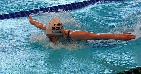 Pływaczka Weronika Klejna z brązowym medalem 38467