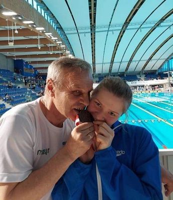 Pływaczka Weronika Klejna z brązowym medalem 38469