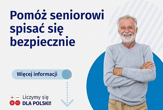 Pomóż seniorowi spisać się bezpiecznie 38490