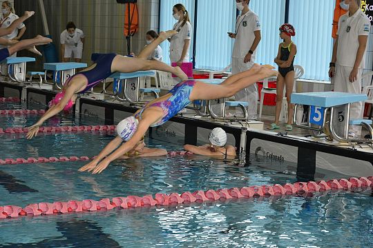 12 medali pływaków SOLEX-u w zawodach pływackich 40953