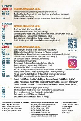 Premierowo! Program Jarmarku św. Jakuba 2025 już 65238