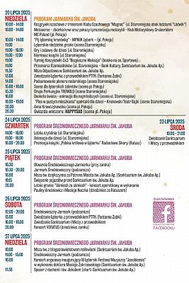 Premierowo! Program Jarmarku św. Jakuba 2025 już 65237