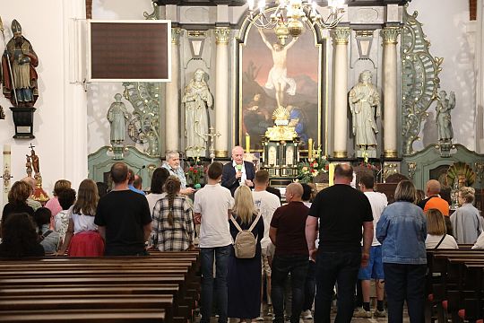 Pierwsze zwiedzanie Sanktuarium św. Jakuba Ap. w 65986