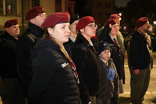 Capstrzyk z harcerzami z okazji Święta 68905