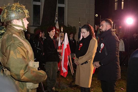 Capstrzyk z harcerzami z okazji Święta 68912