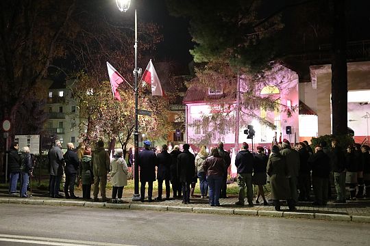 Capstrzyk z harcerzami z okazji Święta 68917