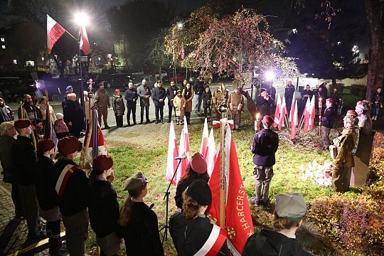 Capstrzyk z harcerzami z okazji Święta 68918